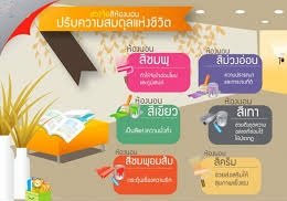 สีห้องนอนเสริมพลัง